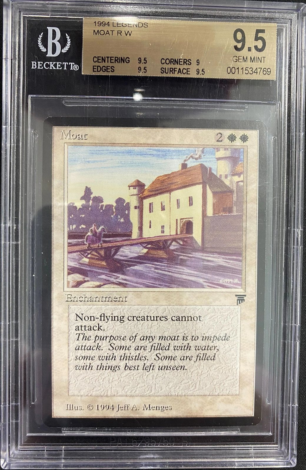 Magic MTG - Moat - Legends - BGS 9.5 - EN – Photo 1